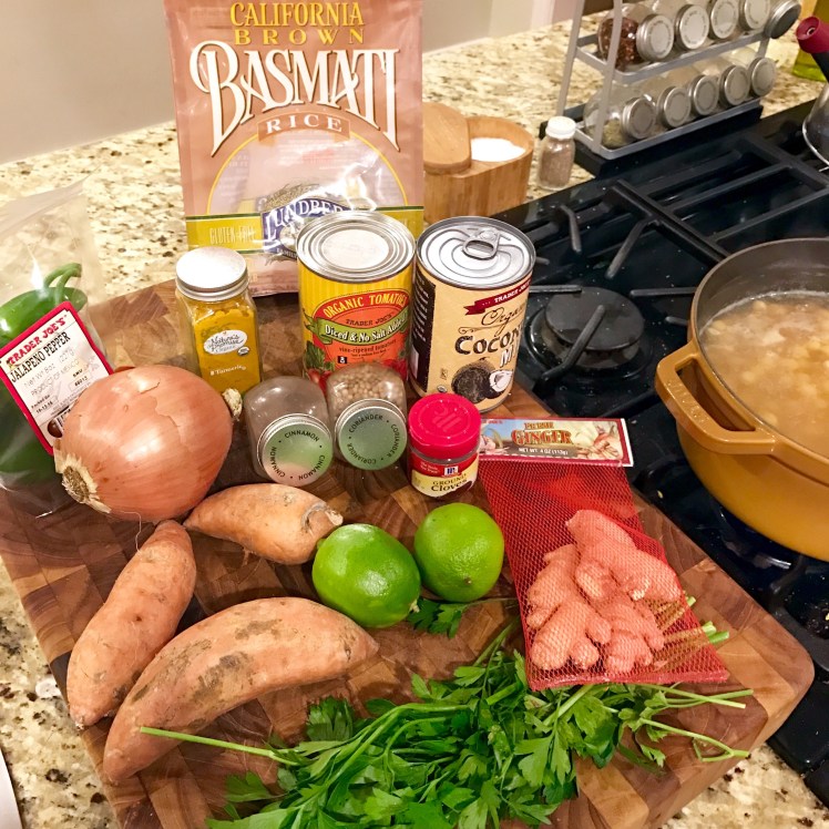 Chickpea & Sweet Potato Coconut Curry