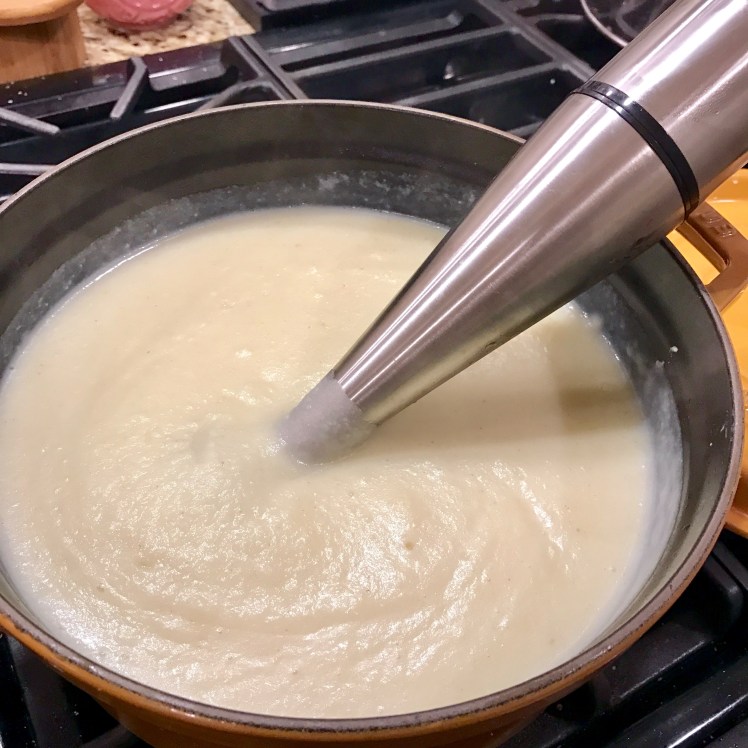 healthy loaded baked potato soup