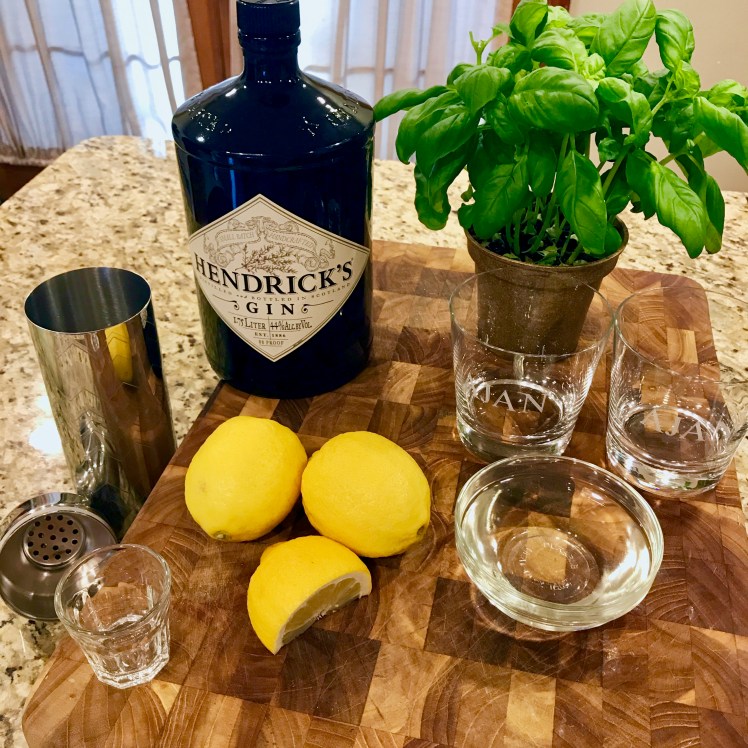 gin basil smash