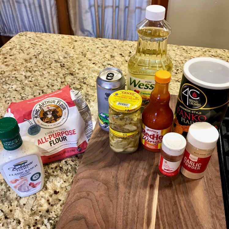 buffalo artichoke wings