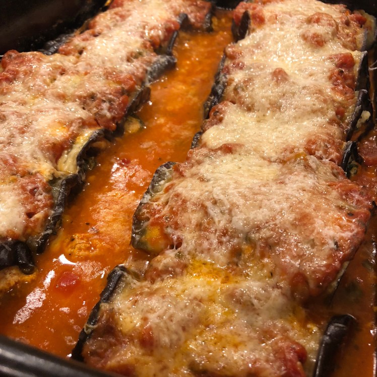 Healthy Eggplan Rollatini