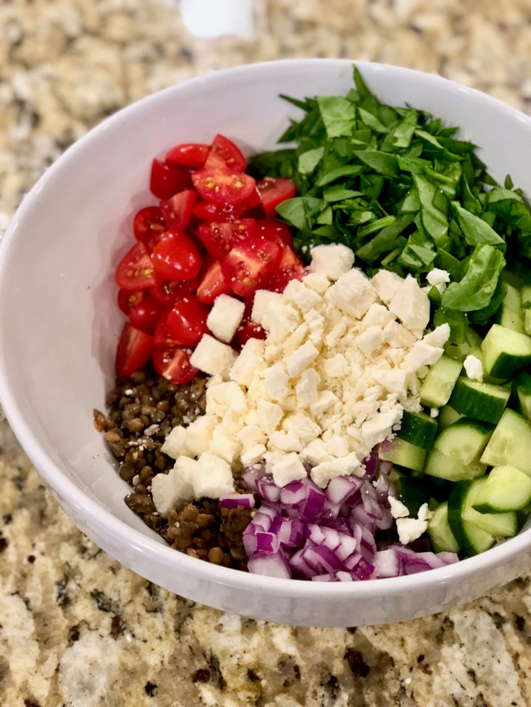 greek lentil salad