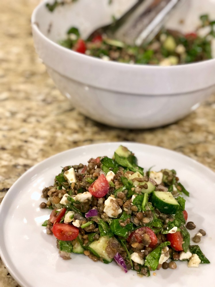 greek lentil salad
