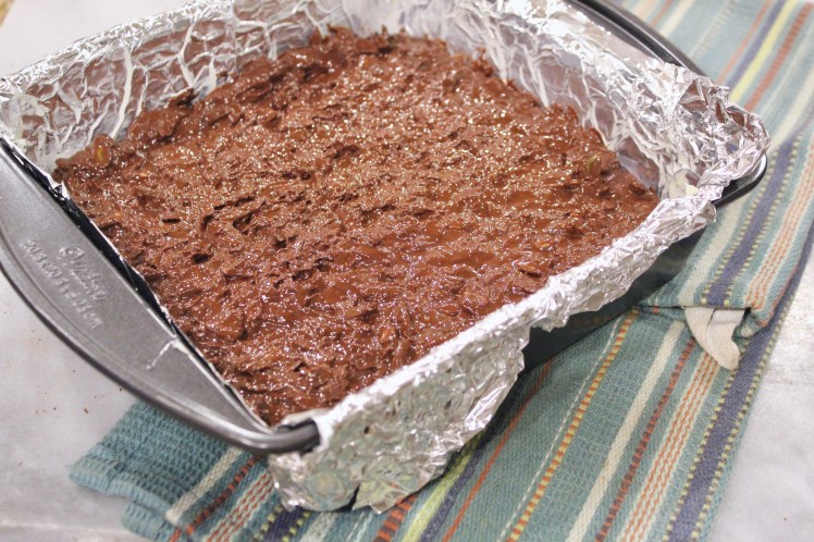 no bake pepita dark chocolate crunch bars