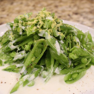 sugar snap pea salad